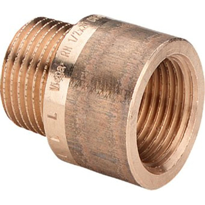 Viega verlengstuk 1/2 bi x bu.15 mm brons