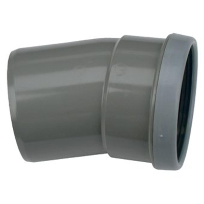 Wavin pvc sleeve bend 15125mm socket spigot