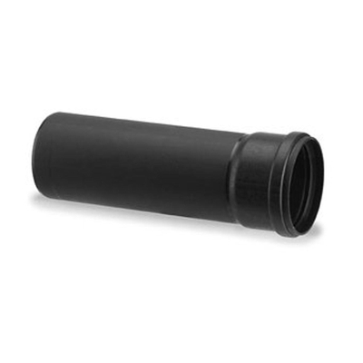 Burgerhout tube d'alimentation pp 80mm 80m avec l=500mm noir