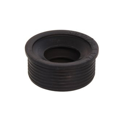 De Beer sifonmanchet gummi 32x46mm zwart