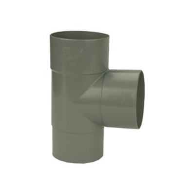 Wavin RWA Té 80 MM. 87GR. VERJ.SPIE grijs