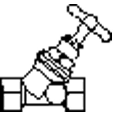 VSH Robinet d'arrêt avec possibilité de vidange 2 x filetage intérieur 3 4