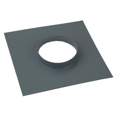Wavin Plaque adhésive pour hotte de ventilation simple paroi 100 mm gris