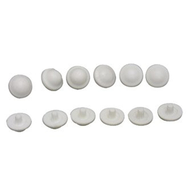 Geberit Ensemble universel de 4 butées rondes pour abattant de WC