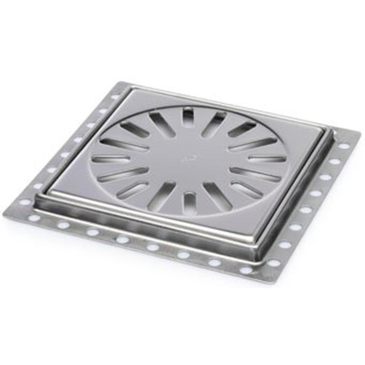 Plieger Miro siphon de rénovation 150x150mm inox