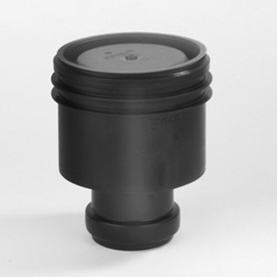 Aco Flexdrain boîtier de siphon sortie verticale avec manchon à emboîter 80 mm noir
