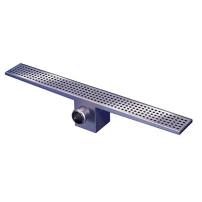 Van den Berg caniveau de douche standard en acier inoxydable 70cm avec sortie verticale