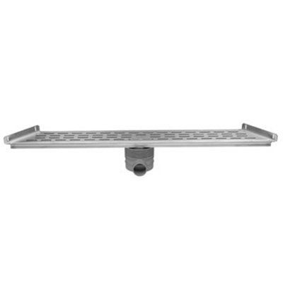 Easy Drain Multi Trapezium 700 afvoergoot met zijuitlaat 89,6cm 50mm RVS