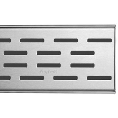 Easy drain Multi grille simple fixt 1 120cm acier inoxydable