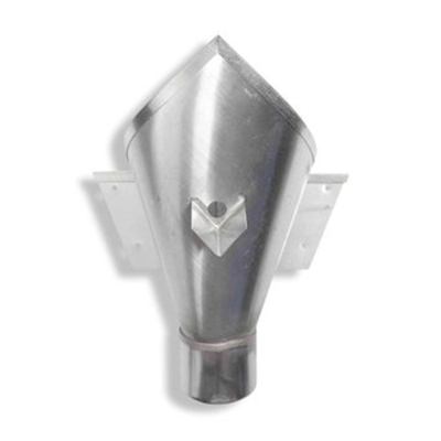 Wentzel zinc réceptacle Ø80mm entonnoir