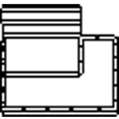 Wavin PVC bague de réduction manchon excentrée 125x110mm