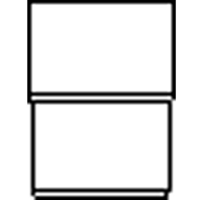 Wavin HWA verbindingsmof70mmmof+vernauwende spiegrijs