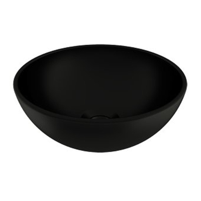 Plieger Mini Round vasque à poser - 26x26x12cm - noir mat