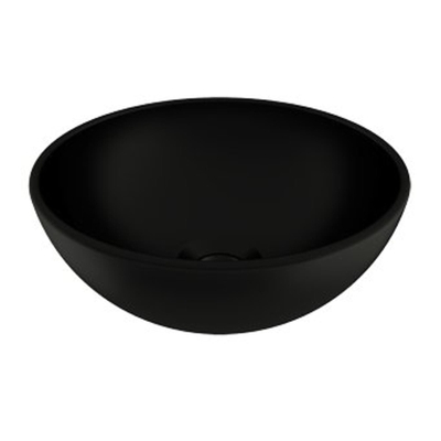 Plieger Mini Round waskom - 26x26x12cm - mat zwart