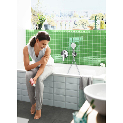 Hansgrohe Isiflex B - doucheslang - 125cm - wit