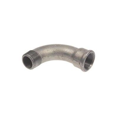 Nefit ind nr1 long coude 90° avec filetage mâle et femelle 1/2 noir