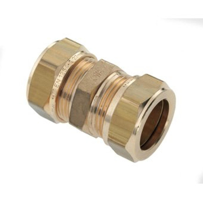 Bonfix raccord à compression en laiton 15mm Gastec / Kiwa