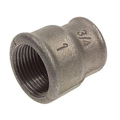 Nefit ind nr240 pièce ronde courante avec 2 x filetage femelle 1/2 x3/8 noir