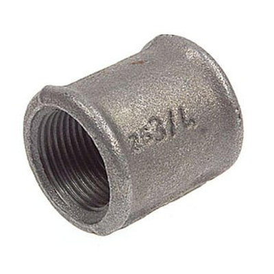 Nefit ind nr271 pièce ronde avec filetage femelle gauche et droite 1/2 noir