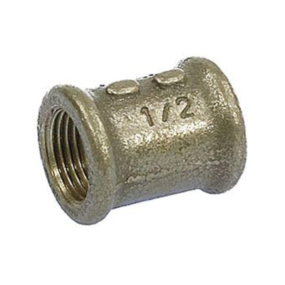 Nefit ind nr271 pièce ronde avec filetage femelle gauche et droite 1/2 noir