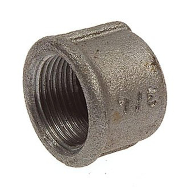 Nefit Ind Nr301 Bouton rond cannelure intérieure 3/4 noir