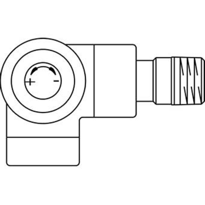 Oventrop Thermostatische radiatorafsluiter E 1/2 links Kvs 0,65 m3 h wit