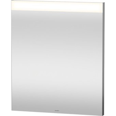 Duravit Best spiegel met LED verlichting horizontaal en indirecte wastafelverlichting 60x70cm m. verwarming en sensorschakelaar