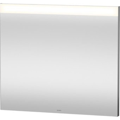Duravit Best spiegel met LED verlichting horizontaal en indirecte wastafelverlichting 80x70cm m. verwarming en sensorschakelaar