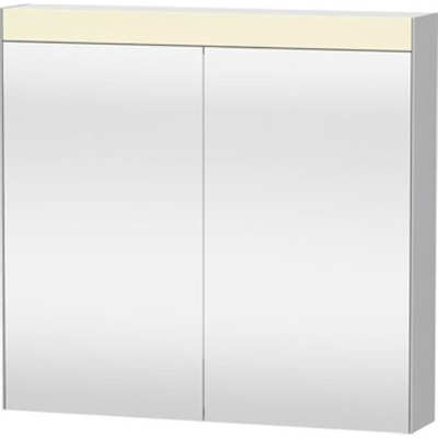Duravit Good spiegelkast met LED verlichting m. 2 deuren 81x76x14.8cm met wandschakeling