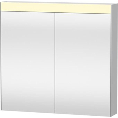 Duravit Better spiegelkast met LED verlichting m. 2 deuren 81x76x14.8cm m. schakelaar-stopcontact module