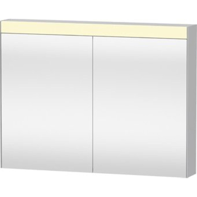 Duravit Better spiegelkast met LED verlichting m. 2 deuren 101x76x14.8cm m. schakelaar-stopcontact module
