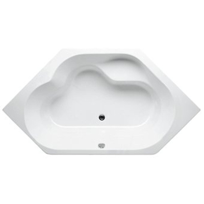 RIHO Winnipeg baignoire d'angle 145x145cm Blanc brillant