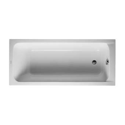 Duravit D Code baignoire acrylique rectangulaire 170x75x40cm blanc