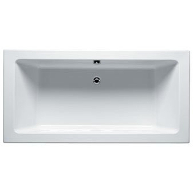 RIHO Lusso baignoire îlot 200x90cm Blanc brillant