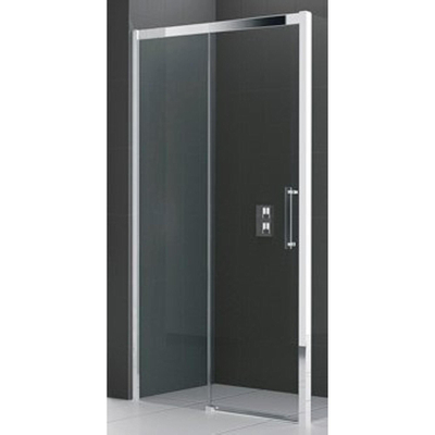Novellini Rose 2P porte coulissante 136/142x200cm droite chrome/satiné