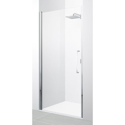 Novellini Young 2.0 1B porte pivotante pour niche 87/91x200cm noir/transparent