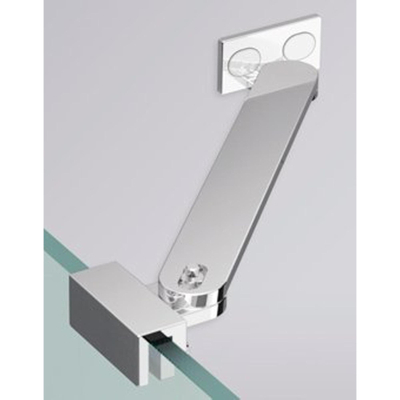 Novellini Louvre muursteun 45cm chroom