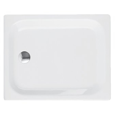 Bette Receveur de douche Acier embouti à paroi épaisse 130x90x3.5cm Rectangulaire Blanc