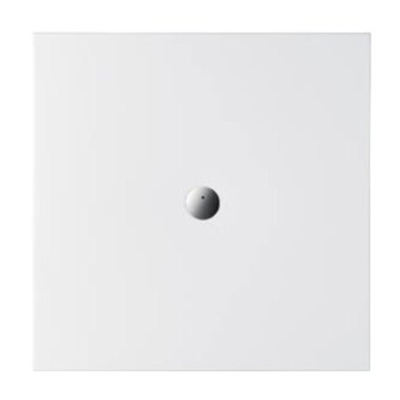 Bette Floor receveur de douche en tôle d'acier carré à paroi épaisse 90x90cm pergamon