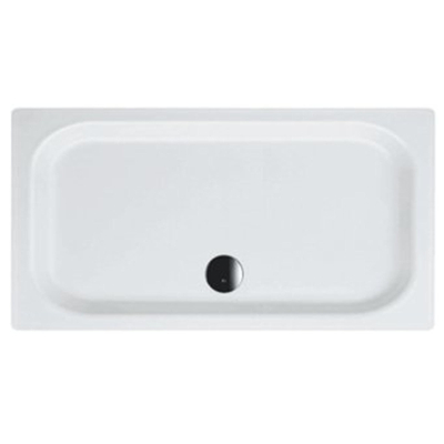Bette receveur de douche acier 110x80x3.5cm rectangulaire blanc