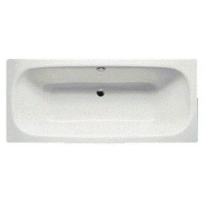 Bette Duett baignoire acier émaillé épais rectangulaire 170x80x42cm encastrée pergamon