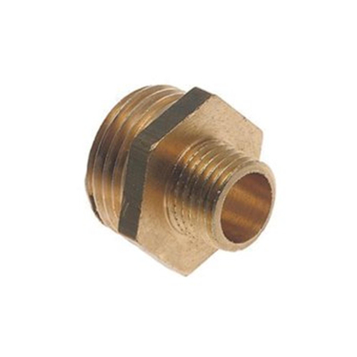 Raccord réducteur double en laiton 3/4"x1/2