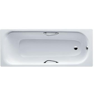 Kaldewei Saniform Plus Star baignoire en tôle d'acier rectangulaire avec préparation pour poignées 170x70x41cm sans poignée autonettoyante blanc
