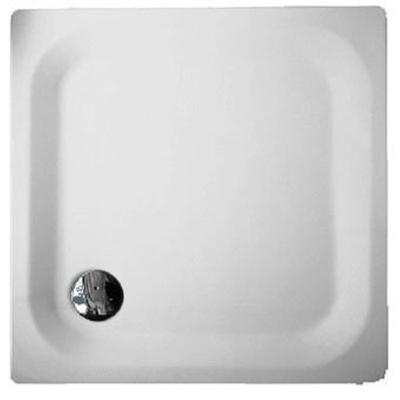 Bette receveur de douche en acier rectangulaire 100x90x3.5cm blanc