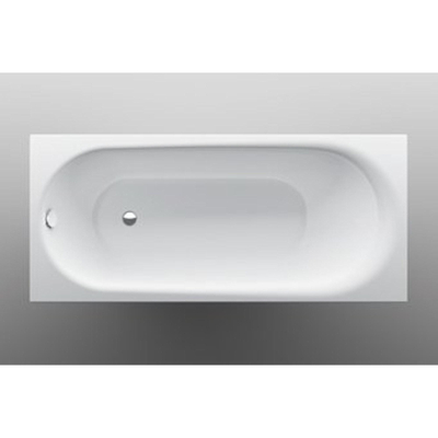 Bette Comodo Baignoire à encastrer tôle d'acier épaisse rectangulaire 180x80x45cm sans pieds blanc