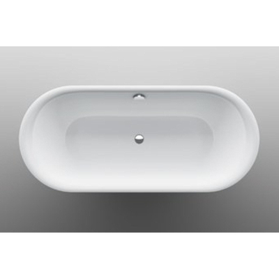 Bette Lux Oval baignoire encastrée duo acier émaillé parois épaisses ovale 180x80x45cm sans pieds blanc
