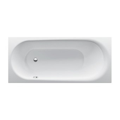 Bette Comodo baignoire 180x80cm pied droit trop-plein arrière blanc