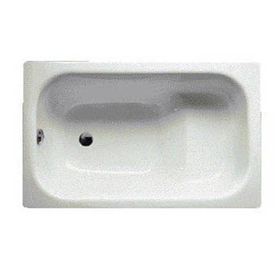 Bette acier laminé bain de siège pour les pieds paroi épaisse 105x65cm blanc