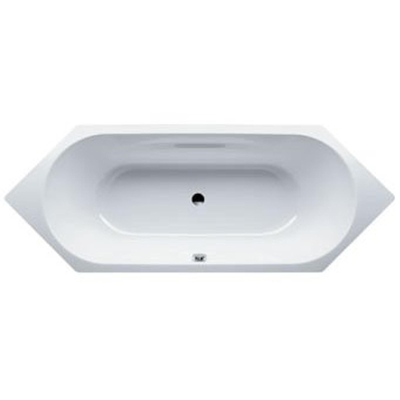 Kaldewei Vaio Duo 6 baignoire acier émaillé hexagonale 210x80x43cm blanc