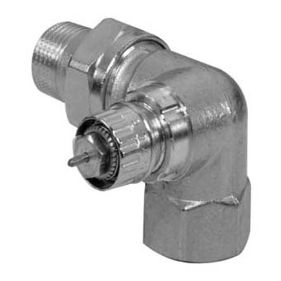 Danfoss Robinet thermostatique de radiateur 1/2 double équerre RE Kvs 0,90 m3 h RA N15